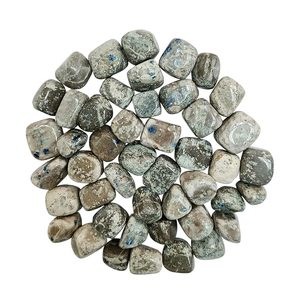 หินผลึกบำบัดกึ่งมีค่าธรรมชาติสำหรับทำเครื่องประดับและตกแต่ง K2ขัดเงา - Product Image 1