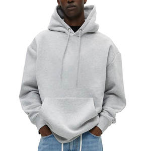 Sweats à capuche de grande taille pour hommes, 100% coton, 500 g/m², avec épaules tombantes, sweat à capuche pour hommes - Product Image 4
