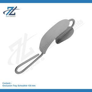 Bandeja de Oclusión Scheufele de 130 mm, Acero Inoxidable de Alta Calidad, Manual, Dental, Certificación CE, Reutilizable, 12 Posiciones de Mandíbula, Pakistán - Product Image 2