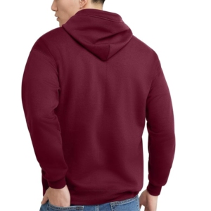 Sudadera con capucha bordada personalizada morada de College & University forro polar de algodón con color personalizado al mejor precio gran oferta Sudadera con capucha unisex - Product Image 2