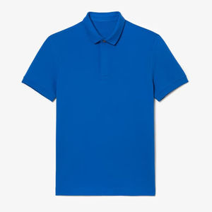100% polos personnalisés pour hommes en coton biologique avec logo brodé T-shirt doux d'été Vêtements décontractés respirants de haute qualité - Product Image 4