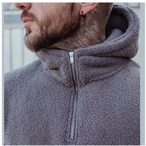 Sudadera con Capucha de Polar para Hombre, de Alta Calidad, con Logotipo Personalizado, Transpirable, de Secado Rápido, con Hombros Caídos - Product Image 3
