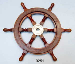 ศูนย์กลางเรือทำจากทองเหลืองประดับผนังสำหรับงานฝีมือผลิตจากอินเดีย - Product Image 3