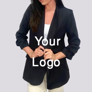 Blazer para mujer Sistema de botones y bolsillos Ropa de moda para mujer Aspecto atractivo Combinado Nuevo Blazer Fabricación Bangladesh - Product Image 3