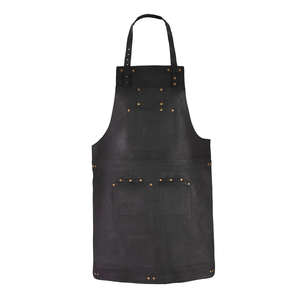 Delantal de cuero resistente diseñado para trabajadores de la metalurgia y montadores. Delantal de soldadura diseñado para chispas intensas y exposición a la abrasión. - Product Image 3