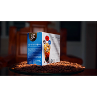 El café negro instantáneo Americano da un sabor rico y fuerte sin azúcar, ideal para los amantes del café que anhelan el Arábica neutro