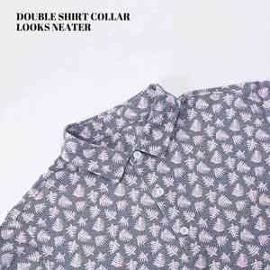 เสื้อโปโลสำหรับผู้ชายเสื้อโปโลปักโลโก้ผ้าแคนวาสลายพื้น - Product Image 4