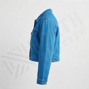 Veste en jean à manches longues avec strass, couleur personnalisée, nouvelle collection, prix d'usine, design personnalisé, mode féminine, élégante - Product Image 3