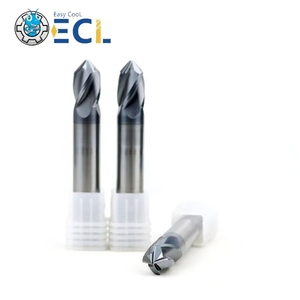ECL Customizable 60/90/120 <strong>Chamfer</strong> Drill 4 Flute Multi-blade DP Model CNC Milling Cutter Solid Carbide ODM OEM Supported - Product Image 1