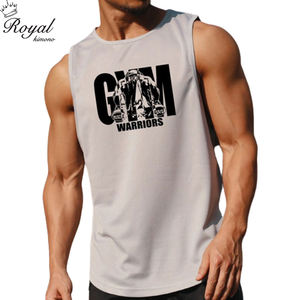 เสื้อกล้ามผู้ชายสำหรับออกกำลังกายและฟิตเนส แห้งเร็ว ทรงเข้ารูป เหมาะสำหรับเล่นกล้าม บาสเก็ตบอล สไตล์ลำลอง ถักทอ - Product Image 1