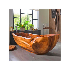 Nouveau design de baignoire en bois de cèdre Baignoire en bois Baignoire de massage - Product Image 5