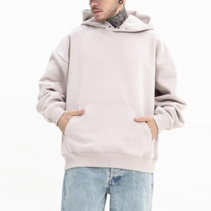 เสื้อฮู้ดดี้แบรนด์หรู ผ้าหนา ทรงโอเวอร์ไซส์ สำหรับฤดูหนาว คุณภาพสูง ไม่หด ยืดหยุ่น สตรีทแวร์ ผ้าฝ้าย 100% มีกระเป๋า  รับสั่งทำ - Product Image 5
