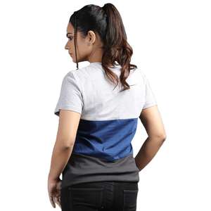 Venta al por mayor 2024 de manga corta señoras camisetas de buena calidad liso en blanco cuello redondo verano desgaste mujeres camiseta para la venta servicio OEM - Product Image 2