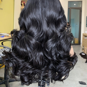 Cheveux vierges non traités, 8-32 pouces, noirs naturels, ondulés, HD, cheveux vietnamiens pour perruque avec extensions 100% cheveux humains - Product Image 1