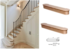 Produits de haute qualité Marches de départ Chêne blanc 8015 Durable pour tout escalier intérieur et extérieur FSC Vietnam Factory - Product Image 5