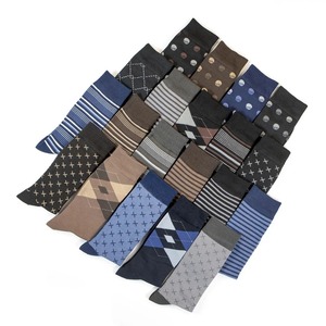 5 Pairs of Men's Mid-Calf <b>Socks</b> - <b>Soft</b>, Breathable, Moisture-Wicking Bamboo Fiber for All Season Wear - Product Image 1