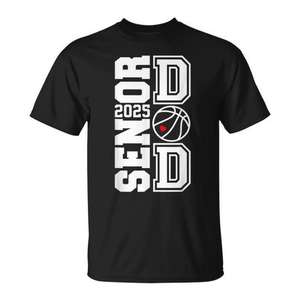 Camiseta de baloncesto Senior Dad 2025 para hijo graduado - Product Image 1