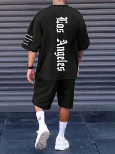 Camiseta de sublimación elástica ajustada suave con cuello redondo de manga corta para hombre, ropa de verano con cuello redondo, camiseta sublimada y corta para hombre - Product Image 4