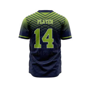 ชุดเบสบอลผู้ชายดีไซน์ใหม่ล่าสุด คุณภาพพรีเมียม ระบายอากาศได้ดี มีไซส์ใหญ่ สีพื้น สำหรับขายออนไลน์ - Product Image 6