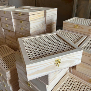 Cajas de regalo de madera y bambú artesanales de primera calidad Diseño de lujo elegante para el embalaje al por mayor y al por menor más vendido - Product Image 1