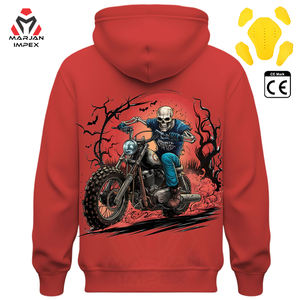 Sweat à capuche unisexe en polaire pour moto, doux, chaud, coupe-vent, séchage rapide, avec motif moto personnalisé pour l'hiver et le quotidien - Product Image 1