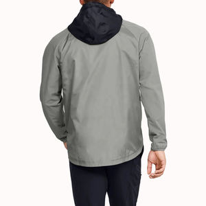 แจ็คเก็ตผ้าฝ้ายบุใยแบบยูนิเซ็กซ์รุ่นใหม่ล่าสุด พร้อมโลโก้สั่งทำพิเศษ กันน้ำ กันลม มีฮู้ด แขนเสื้อแบบปกติ ผ้าแคนวาส - Product Image 4