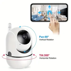 5g无线网络摄像机3MP婴儿宠物监视器室内家庭安全保护凸轮视频监控闭路电视人工智能跟踪