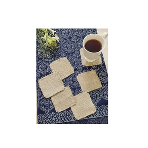 Posavasos de lino con forma cuadrada y sublimación, posavasos personalizado de alta calidad, tamaño personalizado, precio barato - Product Image 1