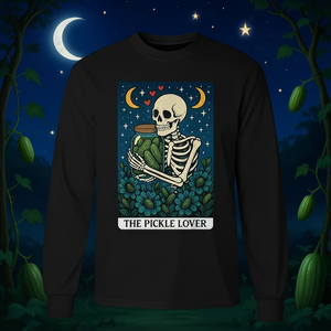 Maglietta a Maniche Lunghe per Amanti dei Pickleball con Tema Tarocchi - Abbigliamento Promozionale - Product Image 3