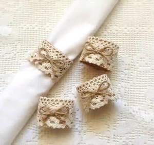 Wholesale Cheap Price Table Decor Rhinestone Bling Napkin Ring Rattan Napkin Buckle Ring for Place Setting Serviette - Product Image 4