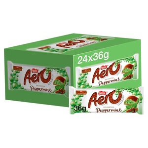 Barra de Chocolate Aero con Menta - 36g (Caja de 24) - Product Image 4