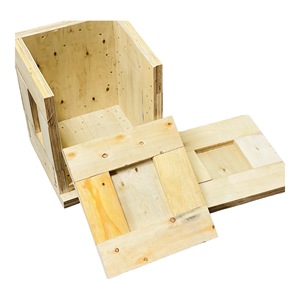 Shock Absorbing Foam Lining Wooden <b>Box</b> Custom Size Premium Quality Durable Solid Wood <b>Crates</b> Heavy Duty Shipping <b>Box</b> - Product Image 5