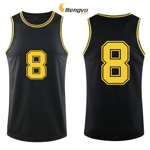 Camisetas de Baloncesto Personalizadas de Talla Grande Unisex, Transpirables, de Secado Rápido, 100% Poliéster, Estilo Retro Universitario para Adultos - Product Image 3