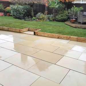 Pavés en grès menthe en gros pour projets d'aménagement paysager de patio avec un aspect naturel de qualité supérieure - Product Image 2