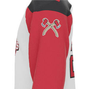 Cómodo jersey de hockey sobre hielo de tamaño personalizado en stock 100% poliéster hecho jersey de hockey sobre hielo - Product Image 5