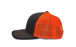 Sombrero de camionero de malla naranja de alta calidad, estilo deportivo, gorra de Ciclismo de verano a la moda para viajes informales al aire libre, carbón - Product Image 3