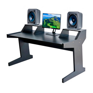 Escritorio StudioDesk SD68012 de Madera Natural para Estudio y Oficina, Ergonómico y Ensamblado para Uso en el Hogar, Hotel y Comedor - Product Image 1