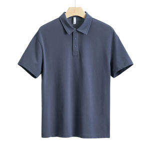 Polo de haute qualité pour hommes Logo personnalisé Tissu tricoté respirant Couleur unie à manches courtes ODM Durable Vêtements confortables - Product Image 4