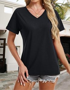 Camiseta de Algodón Suave para Mujer, 180G, Premium, Moda Casual, Corte Holgado, Transpirable, Top de Verano con Estampado Gráfico Mejorado - Product Image 4