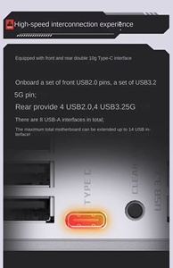 Tarjeta Madre para Computadora Mingxuan MS-Terminator B650M WIFI6 AMD, Interfaz <span class=keywords><strong>B650</strong></span>/AM5, Nueva, Puertos AGP 2X, Aplicación 1P/2P - Product Image 6