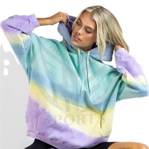Custom Logo Pullover <b>Tie</b> <b>Dye</b> <b>Hoodie</b> for Women 2025 New Design Customized Spring Autumn <b>Tie</b> Dyeing 100% Cotton Hooded Collar - Product Image 1