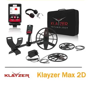 Máquina detectora de metais Klayzer Technology Max 2D totalmente montada para ouro e tesouro