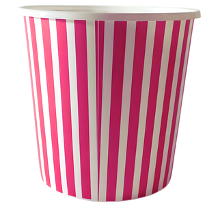 ถังใส่ป๊อปคอร์นพลาสติก PP ขนาด 85 ออนซ์ พร้อมฝาปิด ใช้ซ้ำได้ อุ่นในไมโครเวฟได้ พิมพ์โลโก้ตามสั่ง สีสันสวยงาม ปิดผนึกด้วยความร้อน - Product Image 4