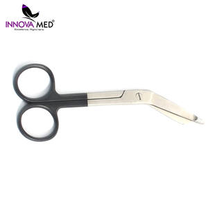 Tijeras quirúrgicas ortopédicas con impresión de logotipo personalizado con mango negro, base de instrumentos quirúrgicos, novedad - Product Image 2