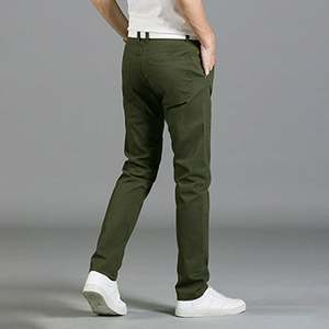 กางเกงยีนส์สีเทาดำสำหรับผู้ชายสีดำฤดูใบไม้ร่วงสีดำสีน้ำเงินเข้มกางเกงยีนส์ผู้ชายกางเกงยืดผ้าฝ้าย Caaual แบบคลาสสิกขนาด40 42 44 - Product Image 4