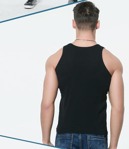 Débardeur respirant sans manches pour vêtements de sport Débardeur d'été OEM Impression personnalisée disponible 100% débardeurs en coton - Product Image 5