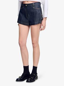 Pantalones cortos de mezclilla para mujer, pantalones cortos casuales con estilo personalizados, pantalones cortos vaqueros desgastados para damas con un ajuste fantástico de calidad superior - Product Image 3