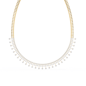 Fabulous 18K Gold Lab Grown Diamond <b>Necklace</b> for Ladies - Product Image 1
