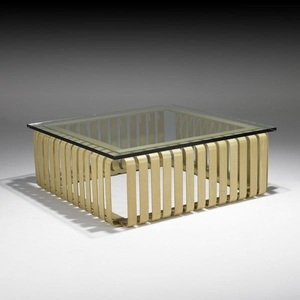 ขาโลหะสีเงินสไตล์ห้องนั่งเล่นเฟอร์นิเจอร์ทันสมัยตกแต่งบ้านโต๊ะข้างโลหะแบบทันสมัย - Product Image 5