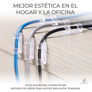 20-Piece <b>Plastic</b> Cable <b>Hooks</b> Buckles Detachable Functional Design for Network and Optics - Product Image 2